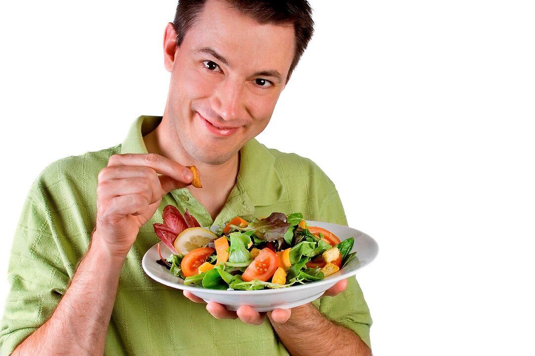 salade de légumes pour la puissance
